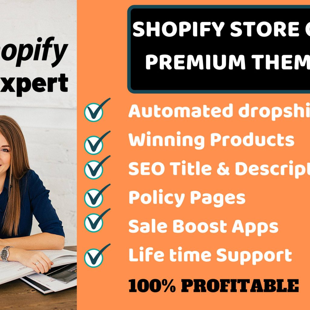 3960I will build phenomenal shopify website design shopify store design