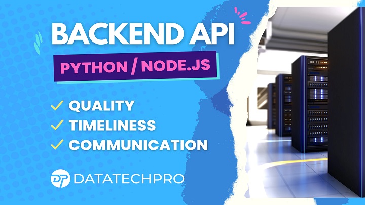 2273I will create backend API in python or nodejs