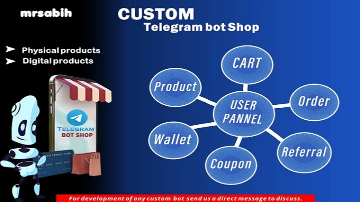 1667I will be your telegram bot developer with nodejs, telegraf and python