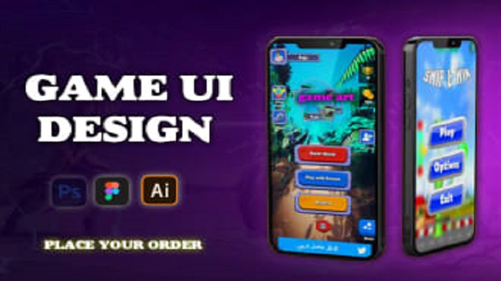 932I will design best game ui for consoles game mobile