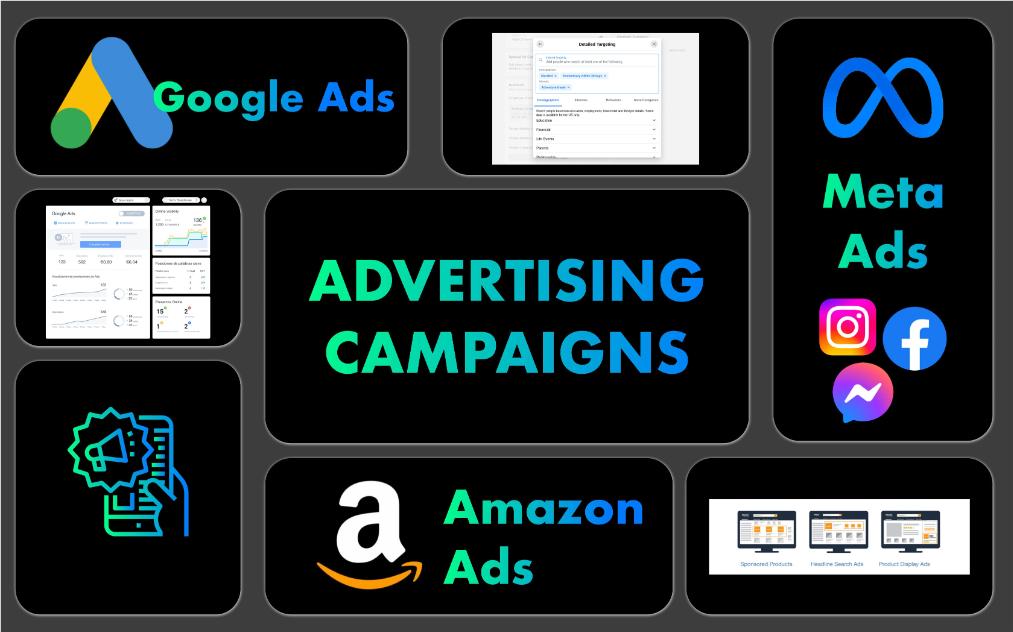 3164I will google, meta and amazon ad campaigns to sell your products or services