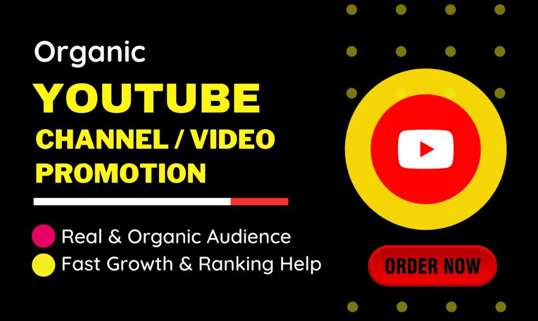 3114I will do organic youtube video promotion