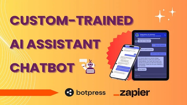 1517I will build a custom ai chatbot for your agency, ecommerce, restaurant website