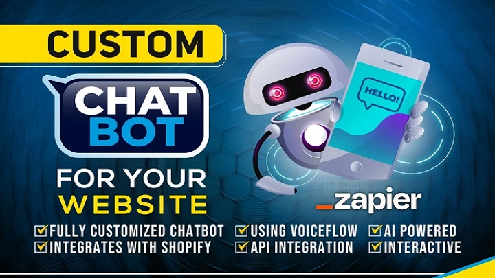 1557I will develop an ai chatbot for website using voiceflow and zapier
