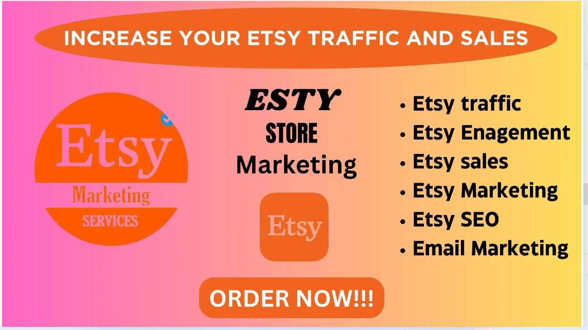 2377I will do etsy shop marketing, etsy shop promotion to boost etsy sales, shopify