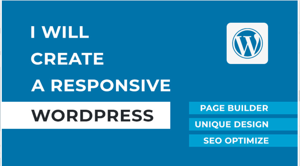 2589I will create responsive wordpress website and customize