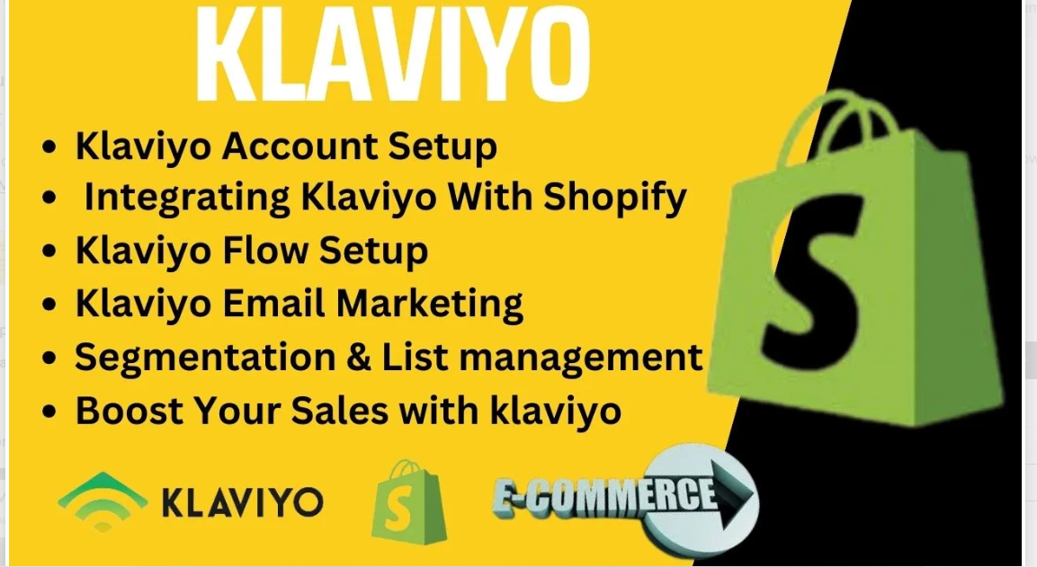 1185I will setup klaviyo email marketing, automation and flows for shopify and etsy