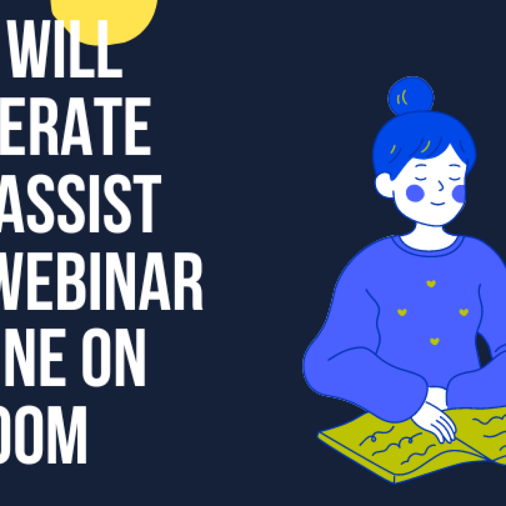 7621We will moderate and assist your webinar online on zoom