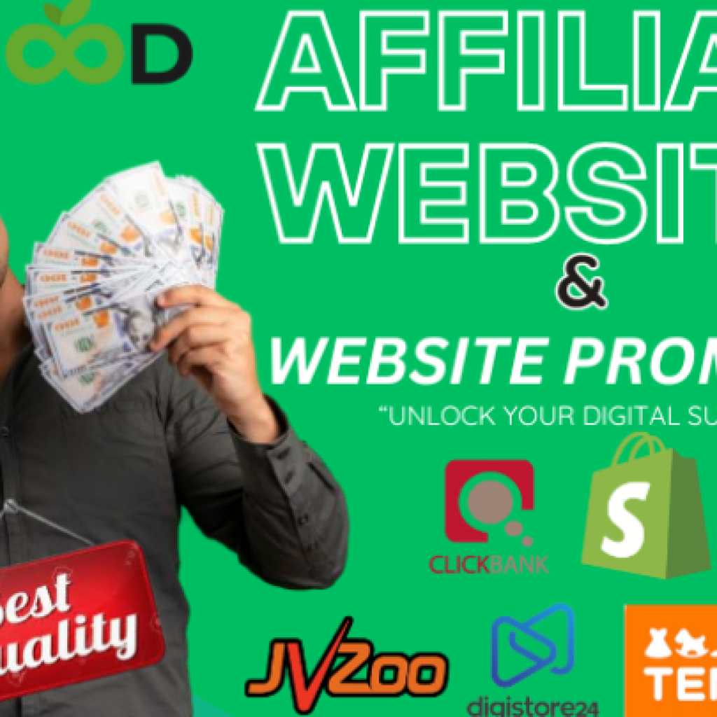 18922I will do affiliate website link mlm promotion shopify etsy amazon promotion