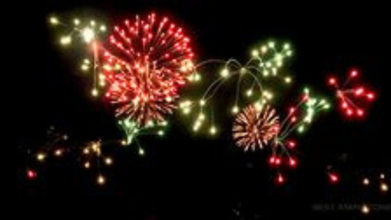 27369I will make professional fireworks' celebration logo animation video