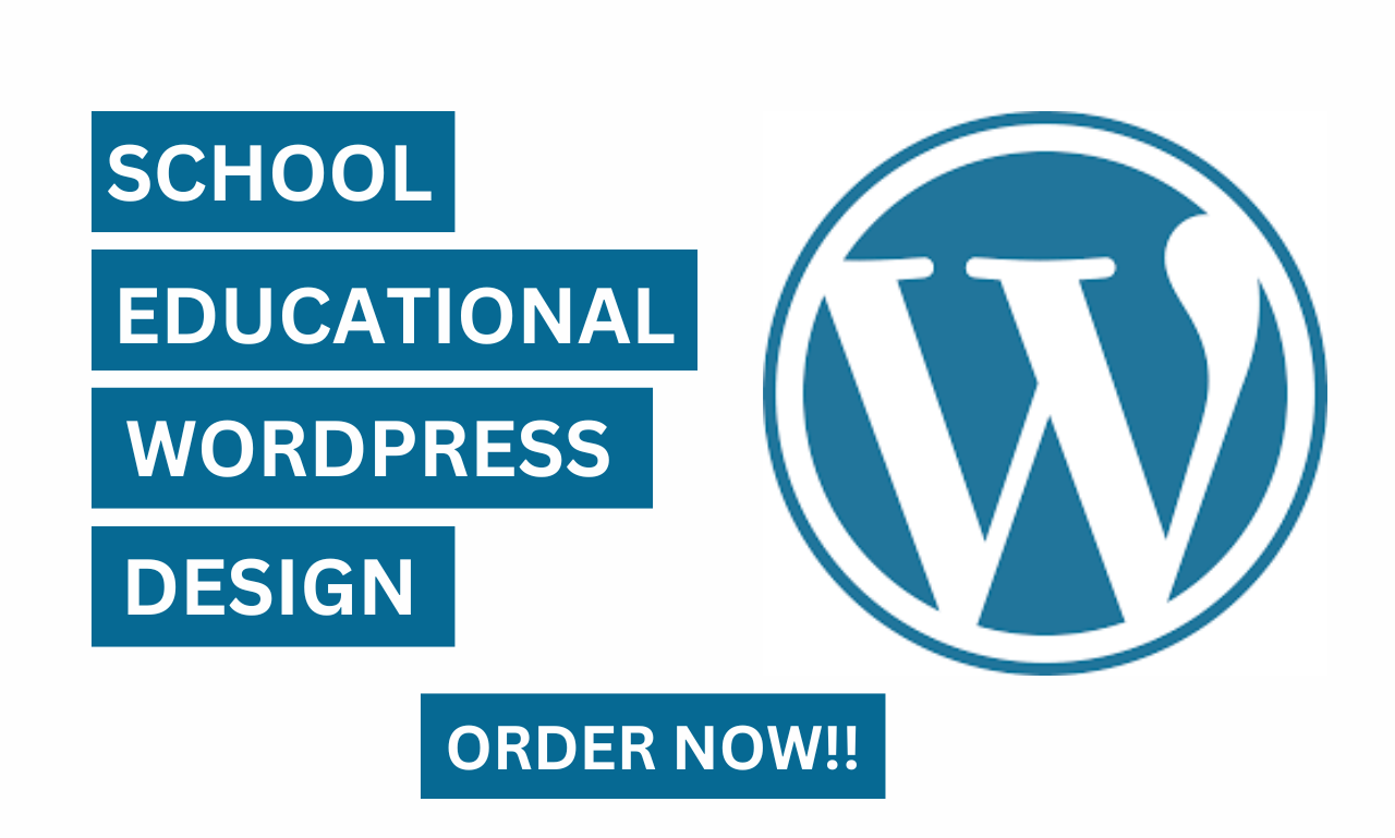 36098I will Design School WordPress Website, Educational, University Website